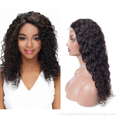 Front 100% Human Virgin Hair Hair Wigs Body Wave Deep Wave Kinky Curly Natural Wave Indian Straight Wholesale 4*4 13*4 Lace Long